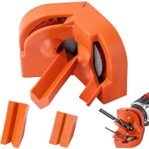 Drill Bit Sharpener for grinder, Drill Bit Sharpener for All Bits(5/64''- 5/8''), Power Drill Bit Grinding Attachment, Portable Drill Grinder Grinding Tool, Powered by Electric Drills