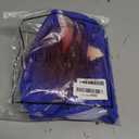 Women Plus Size Bikini Top Modest Flowy Mesh Halter Swim Tops Push Up Bathing Suit Top Only 2026 (5X-Large Plus, Blue)