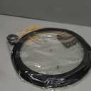 Walfos Universal Lid for Pots, Pans and Skillets - Tempered Glass with Heat Resistant Silicone Rim, Fits 13", 14" and 15" Diameter Cookware