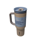 Owala Travel Tumbler SS 40oz Beige Blue Bottle