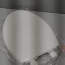Little2Big Toilet Seat with Built-In Toddler Potty Training Seat, Slow Close, Easy to Install, Made in USA, ELONGATED, White