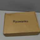 Ryuwanku Bathroom Faucet Matte Black Modern Waterfall Bathroom Sink Faucet with Single Handle Suitable for 1 or 3 Holes,Supply Deck Plate and Hose