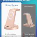 Wireless Charger for Samsung: 3 in 1 Wireless Charging Station for Samsung Galaxy Watch 8 7 6 5 4 3 Pro Classic Galaxy Buds - Charger Dock Stand for S26 S25 S24 Ultra S23 S22 S21 Note Z Fold Android