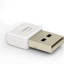 Hideez USB Bluetooth Adapter for PC, macOS, Linux, ChromeOS, Raspberry Pi Low Energy, Long Range Bluetooth Adapter for Mouse, Keyboard, Headphones, Speakers, Printers, White