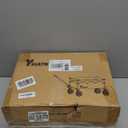 Collapsible Wagon Cart with Wheels Foldable, Folding Wagons Carts with All Terrain Wheels, Large Grocery Cart On Wheels, Heavy Duty Utility Wagon for Shopping Beach Sports Fishing Camping, 130L, Black