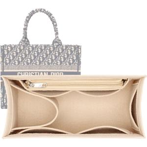 purse insert for book tote bag organizer large bag organizer insert 2008khaki-X Large (XL/14.5*5*8.07in)