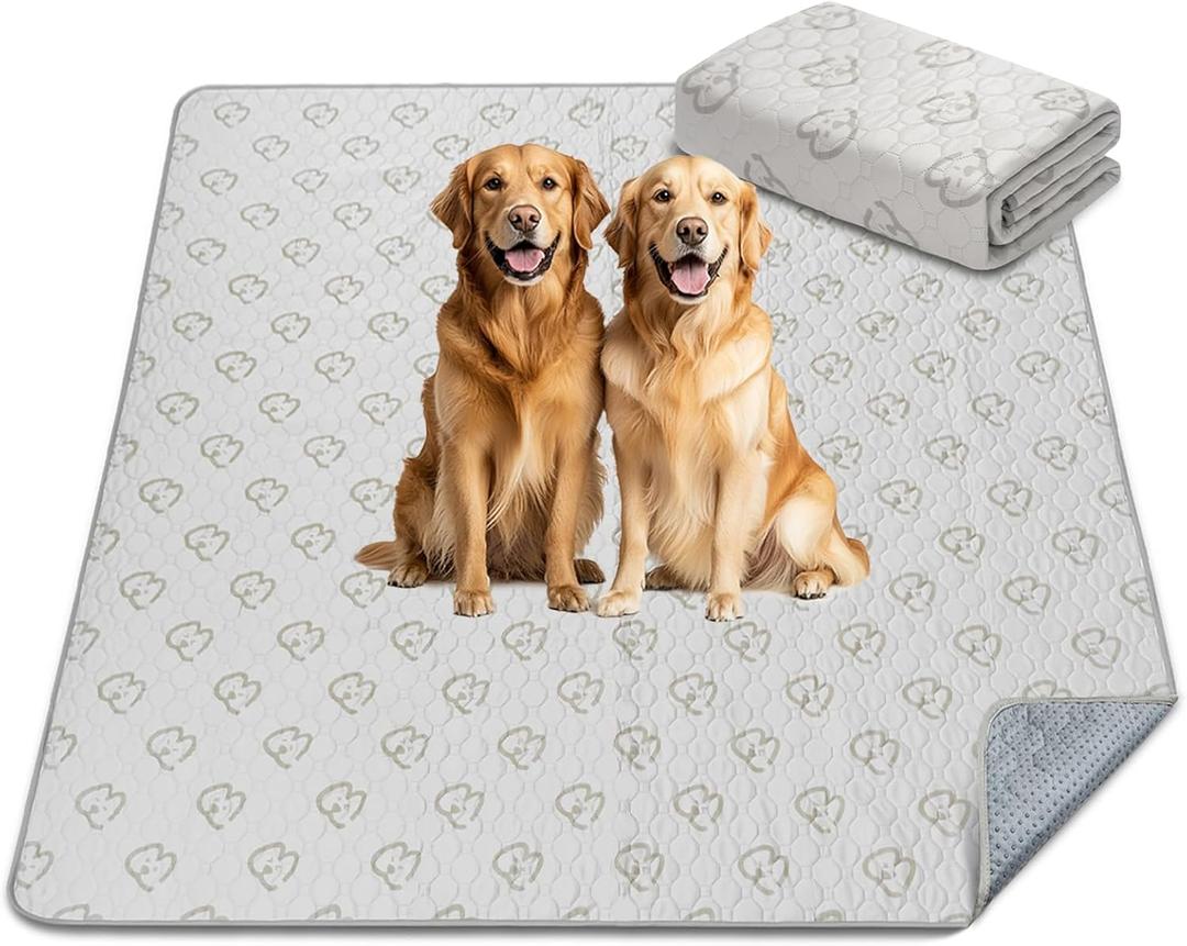 FXW Washable Pee Pads for Dogs, Puppy Pads with Super Absorbent, Specifically Designed for FXW Rollick/Homeplus 24inch 8 Panels Dog Playpen, Square, 63" x 63", 1 Pack