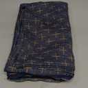 MIULEE Pack of 2 Decorative Burlap Linen Euro Sham Throw Pillow Covers for Sofa Couch Bed 23x23 Inch Modern Farmhouse Vintage Pillowcases Rustic Woven Textured Cushion Cover Blue