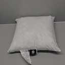 Pillowtex 16x16 White Duck Feather & Down Pillow Inserts, Pillow Forms for Couches or Bedrooms, Decorative Sham Stuffers