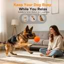 Interactive Automatic Bouncing Dog Ball, Motion Activated Self Moving Toy for Boredom & Separation Anxiety, Durable Chew-Proof ETPU Shell, Rechargeable Pet Ball for Indoor Outdoor, Small Medium Dogs