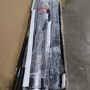 Queen Size Bed Frame, Queen Bed with Charging Station Headboard and LED Lights, Platform Bed with Metal Slats, No Box Spring Needed