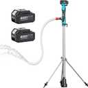SEESII Cordless Stick Water Transfer Pump with Hands-Free Tripod
720 GPH, 32 FT Lift, 2×4.0Ah Batteries, 3-Piece Shaft, Drain Pools & Hot Tubs, Transfer Rainwater, Irrigate Gardens
