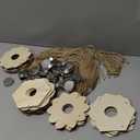 DoubleFill 36 Pcs Bird Feeder Craft Kits for Kids Ages 3-8 Make Your Own Bird Feeders Kids Arts and Crafts DIY Wooden Art Painting Flock Feeders for Outside DIY Vbs Crafts