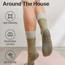 YOTTOY Pilates Grip Socks for Women - Non-Slip Yoga Grip Socks, Perfect for Yoga, Dance,Pure Barre, and Workouts (White)