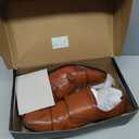 Jousen Dress Shoes for Men Monk Strap Loafers for Men (AMY9069 Brown 09.5)