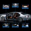 Marsauto 194 LED Bulbs T10 168 192 2825 W5W Replacement Bulbs for Interior Dome Map License Plate Lights Door Courtesy Trunk Lamp 480LM 6000K Xenon WhitePack of 10