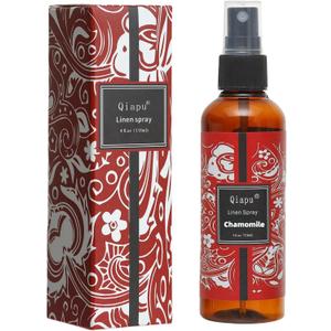Natural Linen Room Spray Pillow Spray for Bedding Pillows Sheets Curtains Mist and Fabric Aromatherapy Spray (Chamomile-4 oz)