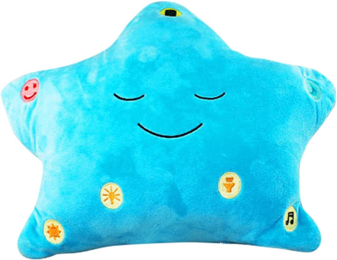 Doll My Dua Pillow Ramadan Gift for Kids Dua and Surah Quran Sound Colorful Cloud and Star Pillow with LED Light