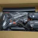 KOMAX Leaf Blower Cordless,580000RPM Ergonomics Handheld with 2 x 4.0Ah Digital Display Battery and Charger,6-Variable Speed,Turbo Jet Blower for Patio Cleaning,Lawn Care,Leaves and Water