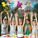 6 x 36PCS Dinosaur Party Favors for Kids - 24PCS Temporary Tattoos + 12PCS Stick Hands Stretchy Fidget Toys, Dino Birthday Goodie Bag Stuffers, Classroom Prizes, Treasure Box, Student Gifts