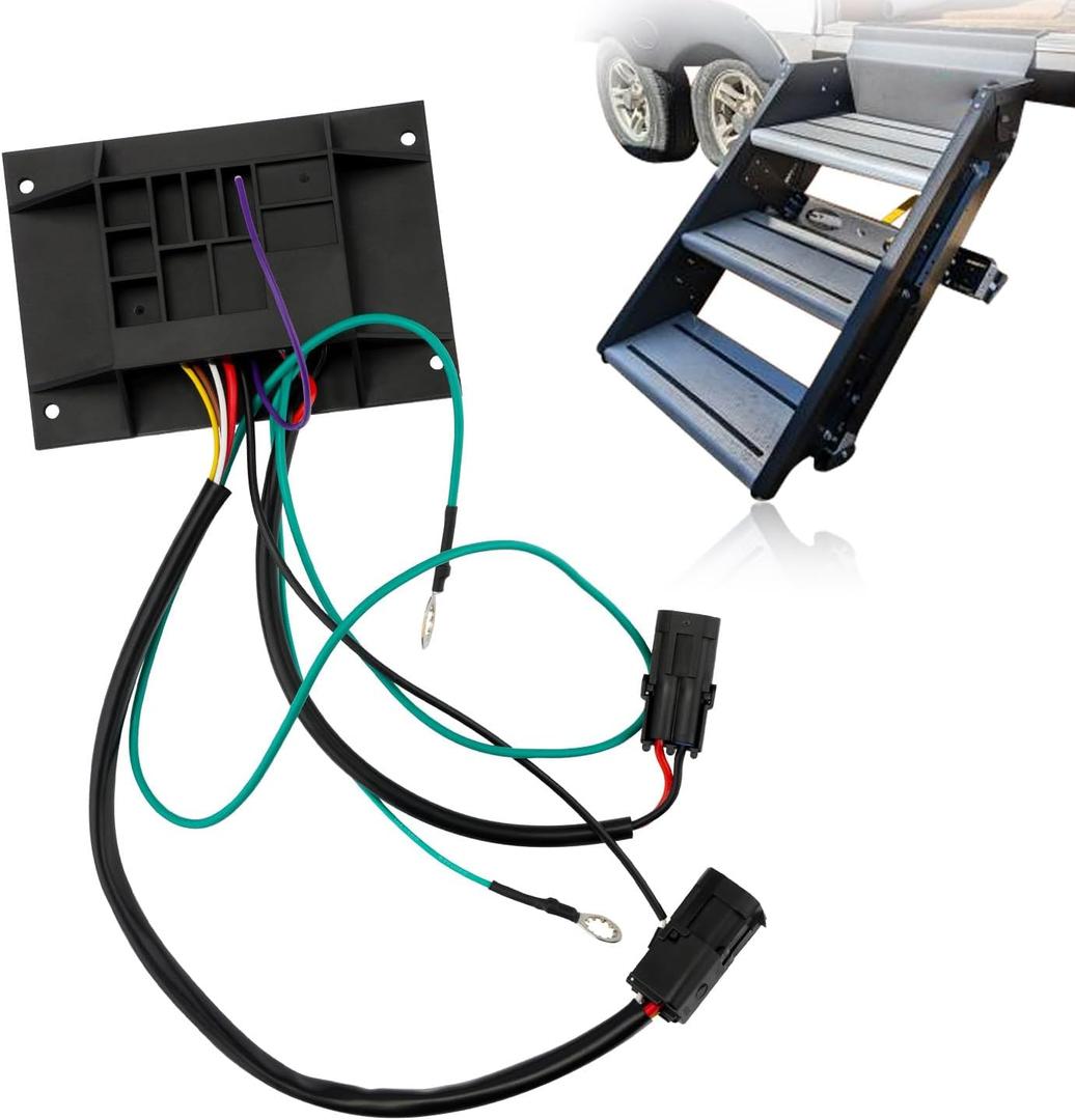 Electric Step Controller Module Electric Step Control Brain Compatible with Coach Step, Stromberg Carlson Sliding Step Repalce# 301702