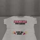 It's My 21st Birthday Cute 21 Years Old Women Girls Sign My T-Shirt, Large