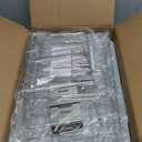 Dish Drying Rack, Double Layered countertop Kitchen Organizer with Drainage Large Bowl Rack and Storage Rack with Drainage Board, Suitable for Kitchen Bars (Silver)