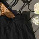 SOLY HUX Women's Summer Cami Tops Tie Shoulder Spaghetti Strap Ruched Peplum Ruffle Camisole Top (S)