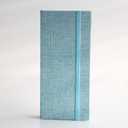 Photo Booth Photo Album - For Wedding or Party - Side Slide In 2X6 Picture Holder  Guest Book & Memory Keepsake  Linen Hard Cover With Band Keeps Photobooth Picture Prints Safe (DRIZZLE BLUE)