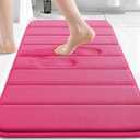 Buganda Memory Foam Bath Mat 30 x 20, Ultra Soft Absorbent Bathroom Rugs