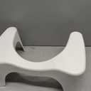 Squatty Potty Simple Curve Bathroom Toilet Stool 7" White