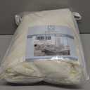 H.VERSAILTEX 100% Waterproof Bar Stool Cover Stretch Counter Stool Pub Chair Slipcover for Dining Room Removable Soft Thick Solid Fleece Fabric Bar Stool Slipcovers Set of 4, Ivory