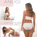 ANLIQI Cotton Womens Underwear Comfortable Hipster Panties for Women Soft Briefs Cute Bikini Underpants 4/6 Packs (XL)