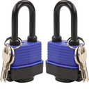 SEPOX® Heavy-Duty 44mm 1.75" Out-Door Padlock Keyed-Alike, Water-Resistant Cover, Steel Lock with Same-Key, Extra-Long-Shackle Anti-Rust, Brass Cylinder for Boat, Fishing, Marine, Fence