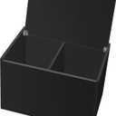 Tampon Holder for Bathroom, Tampons and Pads Container Box, Women Period Storage Holder, Black
