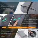 Inflatable Neck Pillow for Travel Camp Beach Small Ultralight Air Blow Up Kilos Gear Tanning Accessories Airplane Seat Cushion Lab Long Flight Essentials Plane Flying Oversea Business Airline Umrah