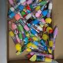 CZWZ 50Pcs Mini Multicolor Pens in One 4-in-1 Cute Pens Bulk for Kids, Ballpoint Pen for Birthdays and Children's Parties, Fun Pen Gifts Assorted Ink Kawaii Pen