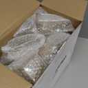 160 Pcs Mini Appetizer Plates Dessert Cups Spoons Forks Set Dessert Containers Assorted Shape Plastic Parfait Cups Disposable Spoon Forks for Party Serving (Gold)