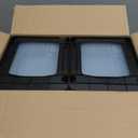 IRIS USA Plastic Drawer Storage Organizer Rolling Cart with Wheels Casters 10-Drawers for Classroom Art Craft Supplies Dresser Closet Bathroom Laundry Room Black/Clear