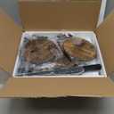 IBUYKE 4 Tier Plant Stand Indoor, Metal Wood Plant Shelf for Multiple Plants, Small Tiered Corner Flower Pot Stand for Living Room Patio Balcony Garden, Rustic Brown TMJ073H