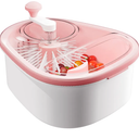 JOYMOOP Fruit Cleaner Spinner JOYLOOP, Large Fruit Washer Spinner with Brush, Fruit Cleaning with Fruit Washing Bowl, Fruit and Salad Cleaner with Fruit Spinner Bowl,Fruit and Vegetable Scrubber