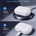 Replacement Charging Case for AirPods Pro, Wireless Charging, Fast Pairing, 660mAh Battery, Lightning Charging Port (Earbuds Not Included) (Type-c Port Size)