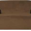 Turquoize Velvet Loveseat Covers Stretch Love Seat Couch Covers for 2 Cushion Couch Velvet Sofa Cover with Non Slip Elastic Bottom Furniture Cover Crafted from Soft Fabric (Loveseat, Bronze Brown)