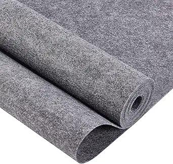 10FT Wide Dark Gray Felt Fabric Sheet Nonwoven Felt Roll Padding Felt Fabric for Cushion, DIY Craft, Patchwork Sewing