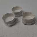 LE TAUCI Ramekins Oven Safe with Lids, 6 oz Ramikin Set for Creme brulee, Souffle, Dipping Sauces, Ceramic Food Storage Containers, Baking Dishes - 4.2 inch, Set of 3, Arctic White