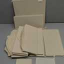 Criusia Drawer Organizer Clothes, 10 Pack Dresser Organizer for Baby Clothes, Underwear, Sock- Foldable Closet Organization and Storage Dividers Bins for Nursery, Bedroom (Beige)