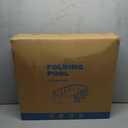 Foldable Pool, Non-Inflatable Swimming Pool for Kids, Adults and Pets,Large Foldable Pool with Equipped with Sturdy Metal Brackets, Suitable for Outdoor Backyard Gardens 116"  65"  19"