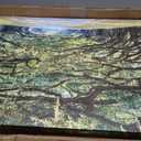 Green Oak Forest Wall Art Georgia Tree Lined Road Canvas Prints, 24"x48"