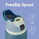 Owala FreeSip Insulated Stainless Steel Water Bottle with Straw, BPA-Free Sports Water Bottle, Great for Travel, 32 Oz, Denim