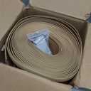 COUKIU Flexible Rubber Baseboard Molding Trim, 4 Inch x 40 Feet Self-Adhesive Vinyl Wall Base Cove Base, Peel and Stick Wall Base Moulding Trim(S100, Natural Wood Grain)